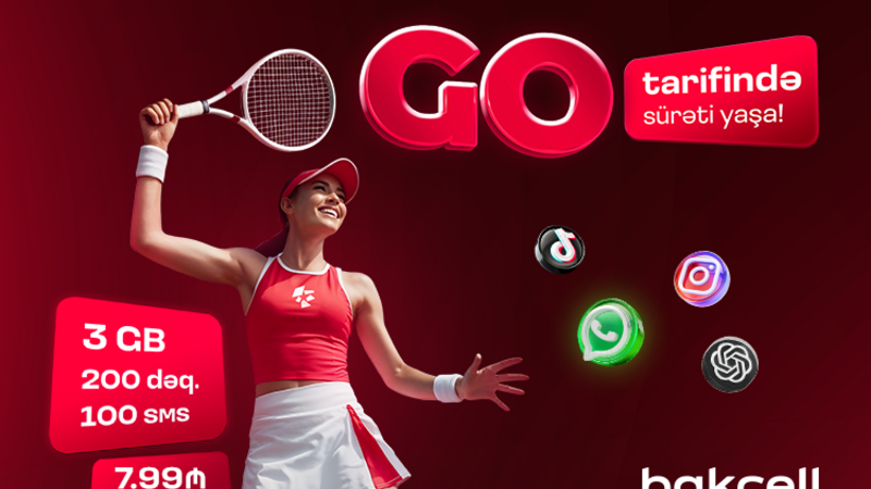 Bakcell bonuslarla zəngin yeni “GO” tariflərini təqdim edir