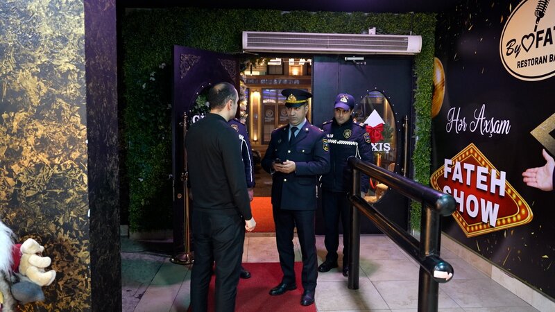 Polis səs-küyü normalarına əməl etməyən obyektlərdə profilaktik tədbirlər keçirdi -