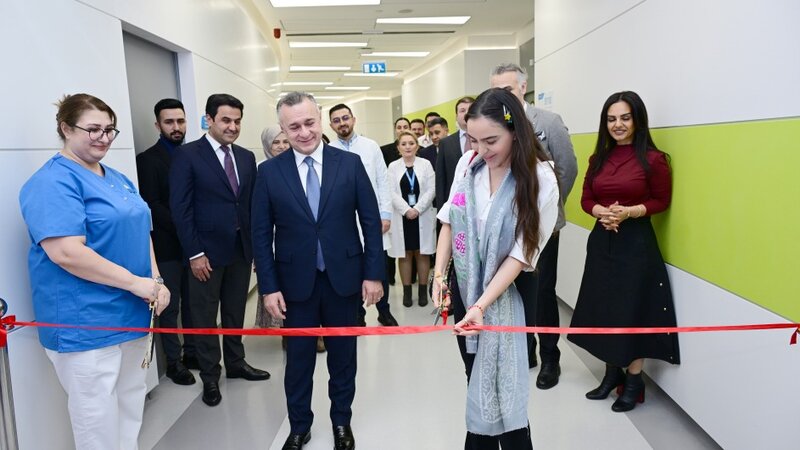Leyla Əliyeva Sümük iliyi nəqli mərkəzinin açılışında iştirak edib