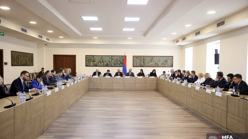 Mirzoyan Avropa İttifaqı nümayəndələri ilə görüşdü