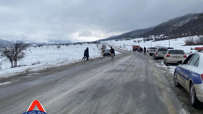 DYP qarlı hava şəraiti ilə əlaqədar sürücülərə müraciət etdi