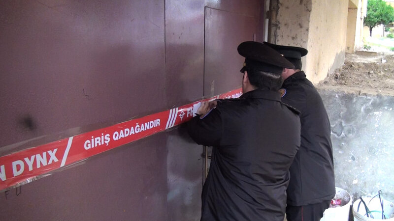 "Qurtuluş-93” yaşayış kompleksində mebel sexinin fəaliyyəti dayandırıldı -