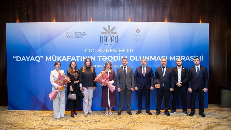 Marsol Group partnyorlarına “Dayaq” mükafatı təqdim olunub