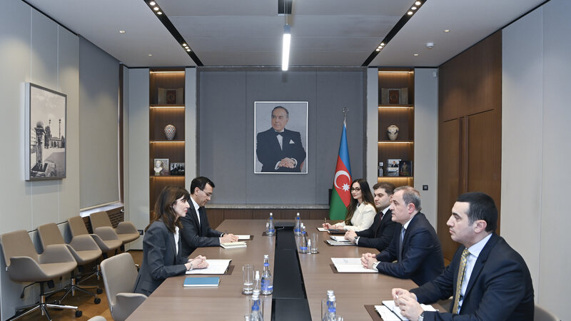 Ceyhun Bayramov diplomatik fəaliyyəti başa çatan Vladanka Andreyevanı qəbul etdi