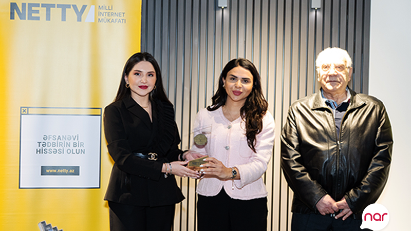 “Nar” və “Netty” ilin ən yaxşı rəqəmsal təşəbbüslərini mükafatlandırdılar