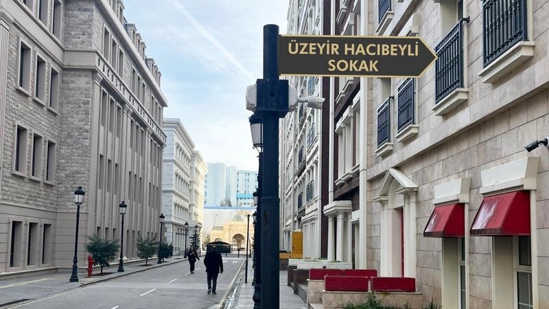 Ankarada bu küçəyə Üzeyir Hacıbəylinin adı verildi