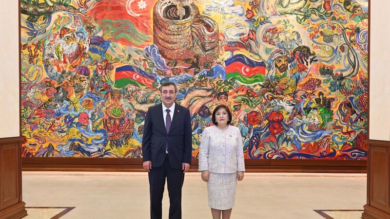 Sahibə Qafarova  Cevdet Yılmazla görüşüb