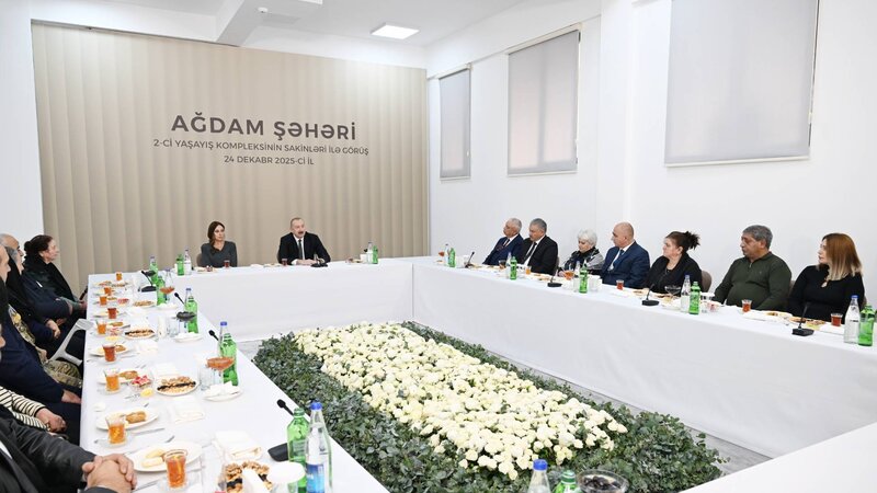 İlham Əliyev: Bu gün Ağdam rayonunda artıq həyat bərpa edilir