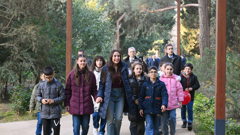 Leyla Əliyeva uşaqlar üçün təşkil olunan tədbirdə iştirak edib