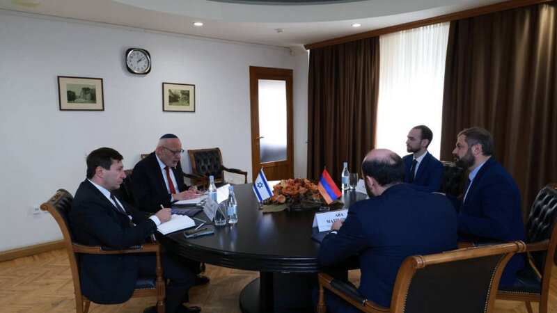 İsrail və Ermənistan ticarət dövriyyəsinin artırılması və birgə proqramları müzakirə etdi
