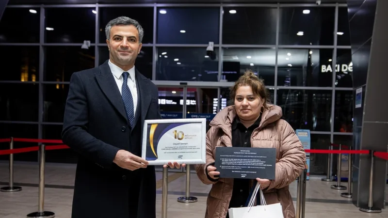 ADY ilə səfər edən sərnişinlərin sayı 10 milyona çatdı