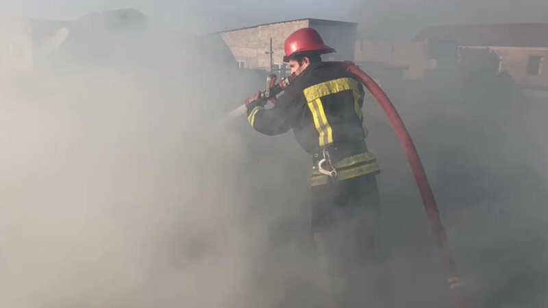 Yasamalda fərdi yaşayış evində baş verən yanğın söndürüldü -
