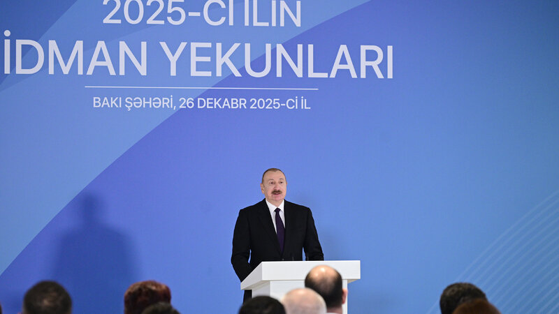 İlham Əliyev 2025-ci ilin idman yekunlarına həsr olunan mərasimdə iştirak edib -