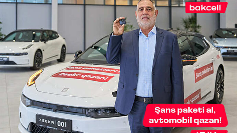 Bakcell lotereyasında 12-ci avtomobil uduldu!