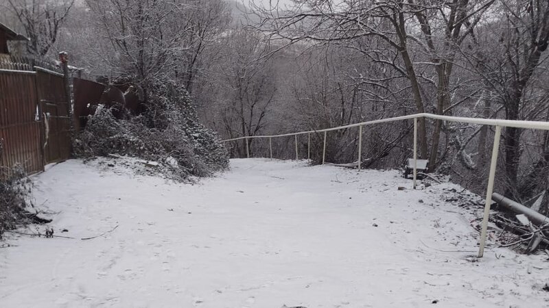 Ağdərəyə ilk qar yağdı -