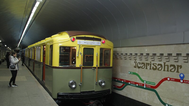 Retro vaqonlar yenidən “İçərişəhər”də nümayiş etdiriləcək