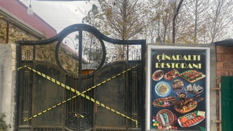 Ağsuda “Çinaraltı” restoranında nöqsanlar aşkarlandı