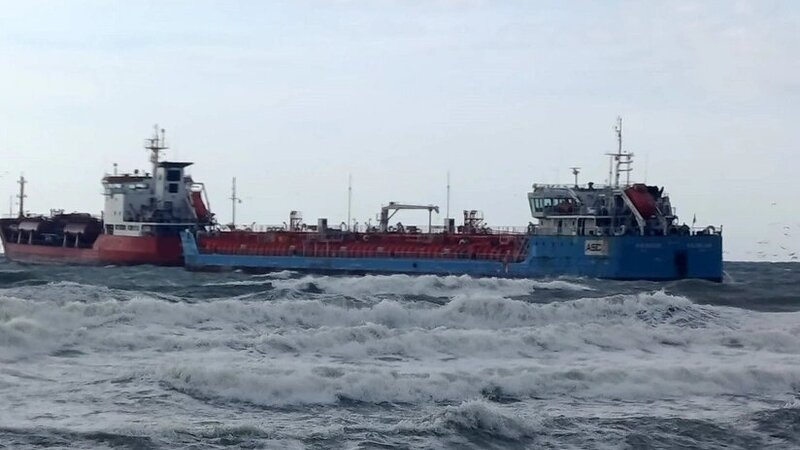 Hadisə nəticəsində gəmiyə ziyan dəyməyib, dəniz mühitinə zərər qeydə alınmayıb -