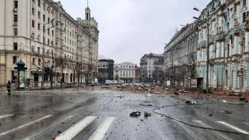 Xarkov şəhərində partlayış baş verdi