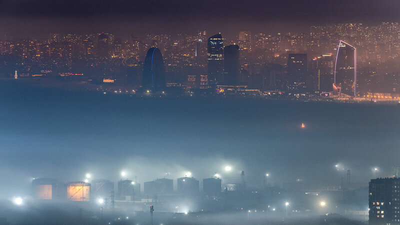 “Dumanlı hava” xəbərdarlıq siqnalı işə salınıb