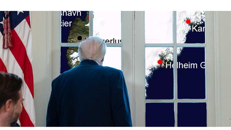 Ağ Ev Trampın Qrenlandiya xəritəsinin fonunda olan fotosunu yaydı -