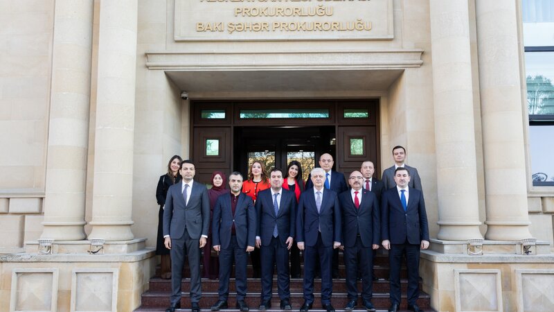 Türkiyə prokuror və hakimlərindən ibarət nümayəndə heyəti ölkəmizdə səfərdədir -