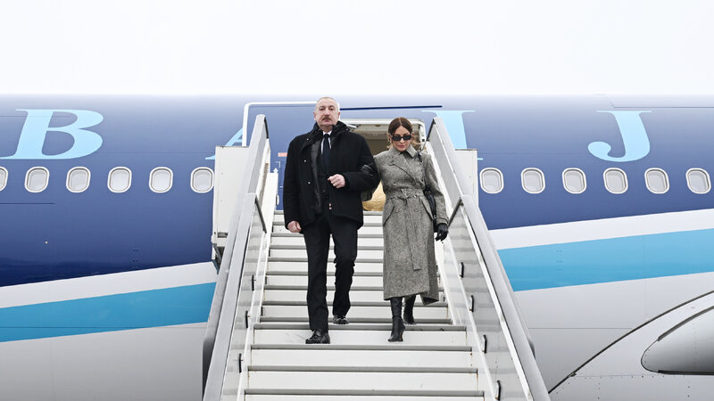 İlham Əliyev İsveçrəyə səfərə getdi