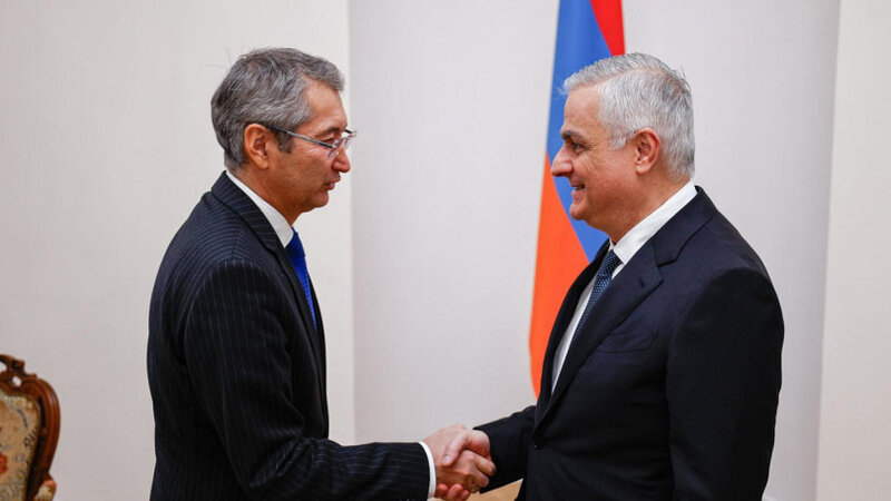 Qazaxıstan Ermənistanla ikitərəfli münasibətləri inkişaf etdirir