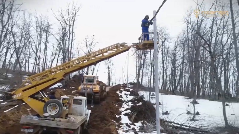 “Azərişıq” Kəlbəcərdə yenidənqurma işlərini davam etdirir -