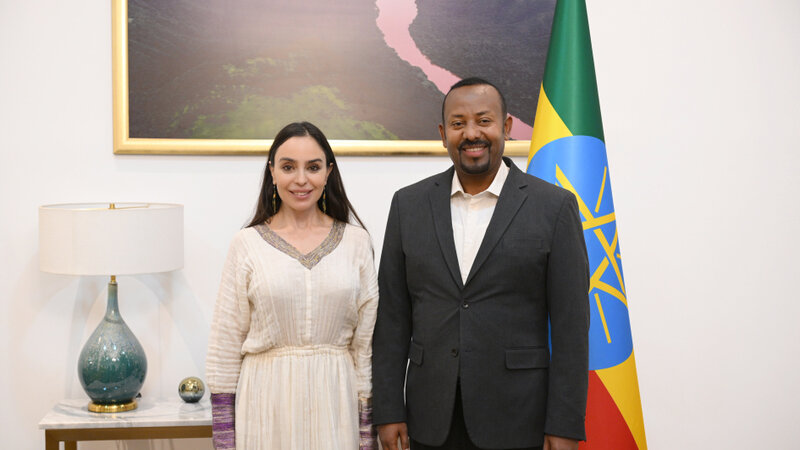 Leyla Əliyeva Efiopiyanın Baş naziri ilə görüşdü -