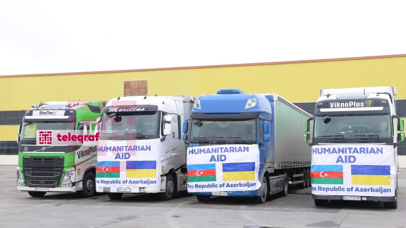 Azərbaycandan Ukraynaya növbəti humanitar yardım yola salındı -