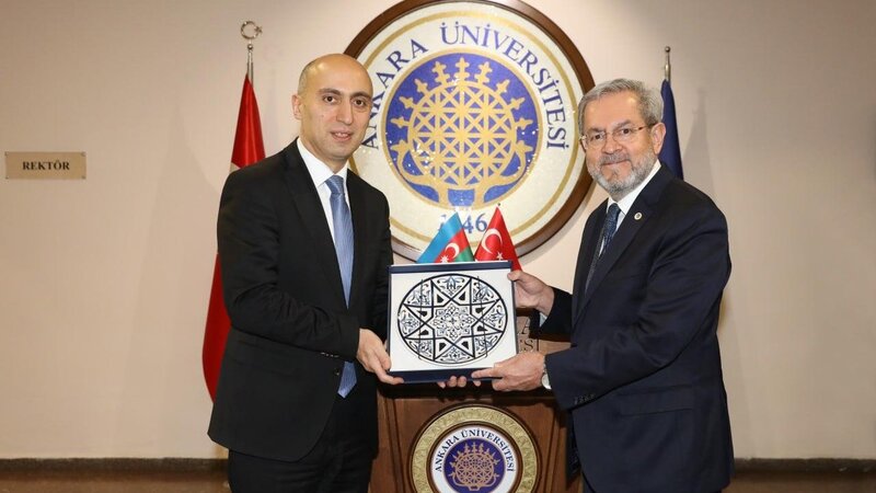 Elm və təhsil naziri Türkiyənin Ali Təhsil Şurasının sədri ilə görüşüb