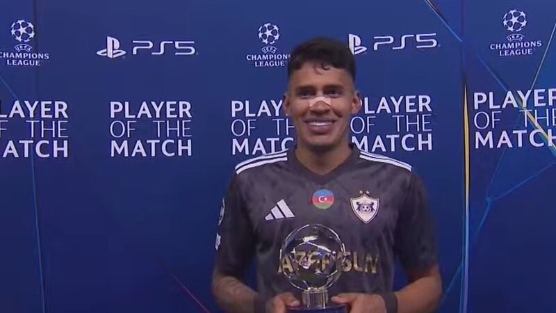 “Qarabağ”ın futbolçusu matçın ən yaxşısı seçildi
