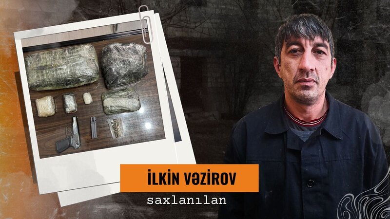 Göyçayda narkotiklərin satışı ilə məşğul olan silahlı şəxs saxlanıldı