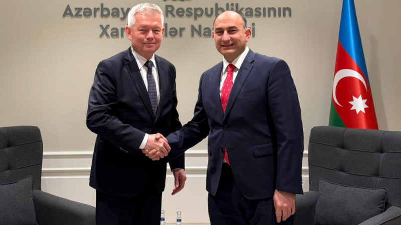 Polşanın Azərbaycandakı səfiri XİN-in Avropa İdarəsinin yeni direktoru ilə görüşdü