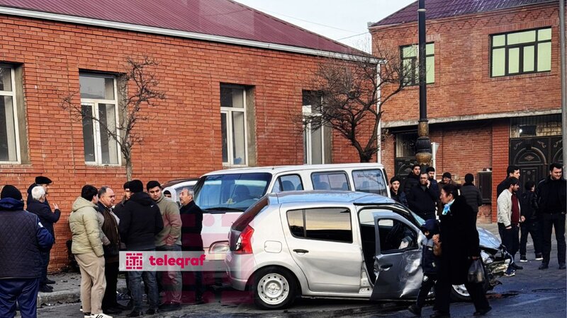 Gəncədə zəncirvari qəza olub -