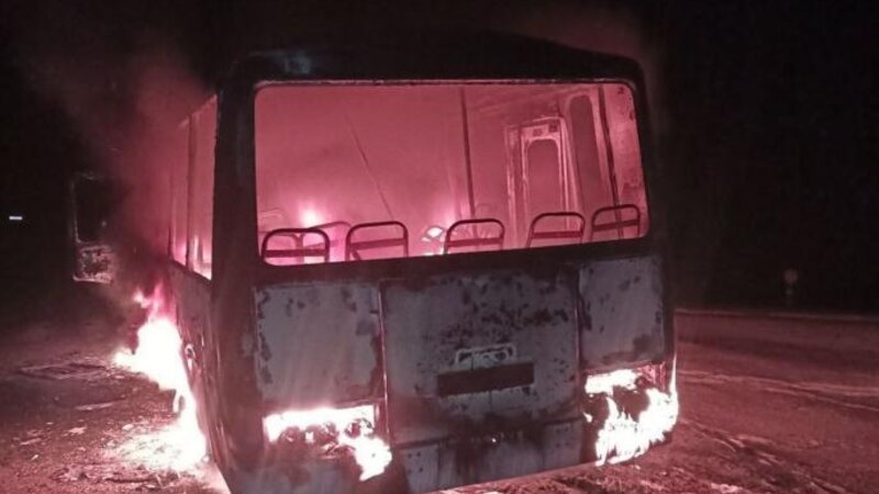 Belqorodda avtobusa dron hücumu oldu -