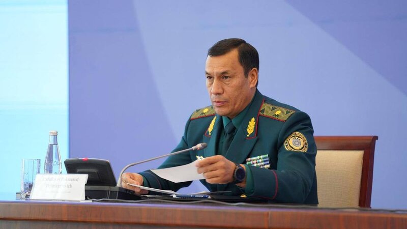 Özbəkistanın daxili işlər generalı saxlanıldı