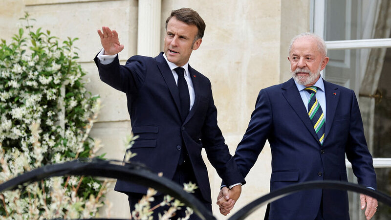 Braziliya və Fransa prezidentləri "Sülh Şurası"nın yaradılmasını müzakirə ediblər