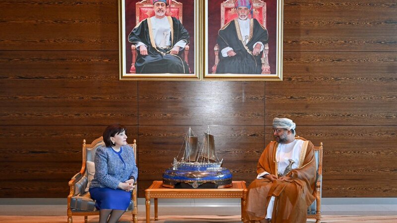 Sahibə Qafarova Omana səfər edib