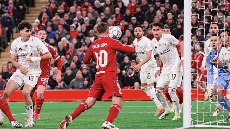 "Liverpul" - "Qarabağ" oyununda ilk hissə başa çatdı -