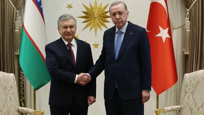 Ərdoğan: Son 10 ildə Özbəkistanla ticarət dövriyyəsini üç dəfə artırmışıq