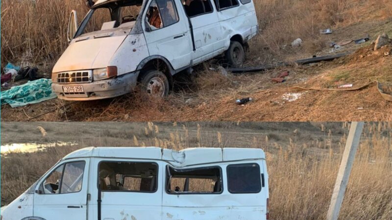 Samuxda sükan arxasında mobil telefondan istifadə edən sürücü qəza törətdi -