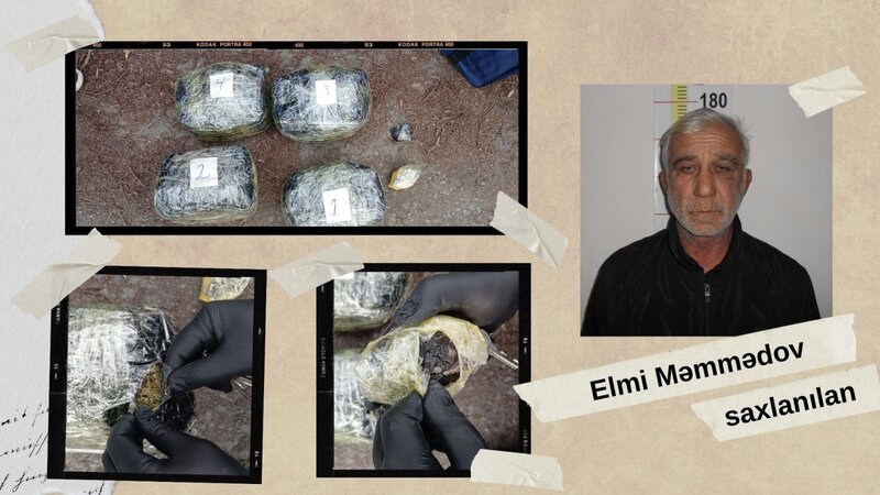Zaqatalada keçmiş məhkumdan 5 kiloqrama yaxın narkotik vasitə aşkarlandı