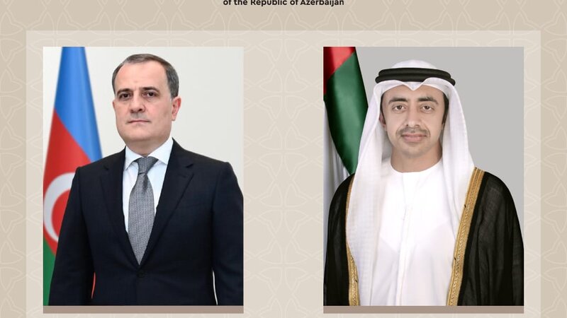 Azərbaycan və BƏƏ XİN rəhbərləri regional təhlükəsizlik vəziyyətini müzakirə ediblər