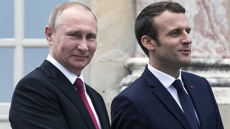 Putinlə danışıqlar üçün Makrona şərt qoyuldu