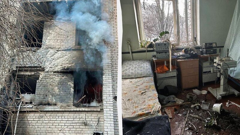 Rusiya Zaporojyedə doğum evini vurdu