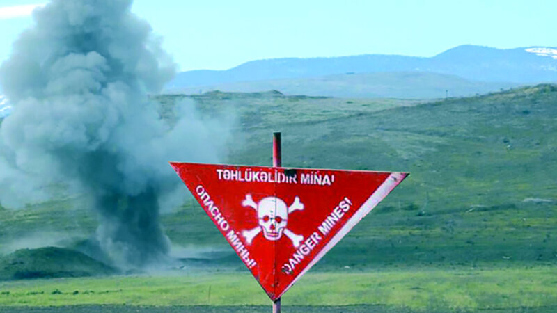 Azad edilən ərazilərdə 337 piyada əleyhinə mina aşkarlandı