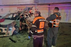 İsraildə avtomobil partlayışı nəticəsində ölən və yaralananlar var