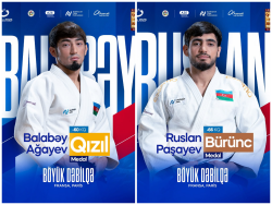 Azərbaycanın daha bir cüdoçusu Parisdə medal qazandı -